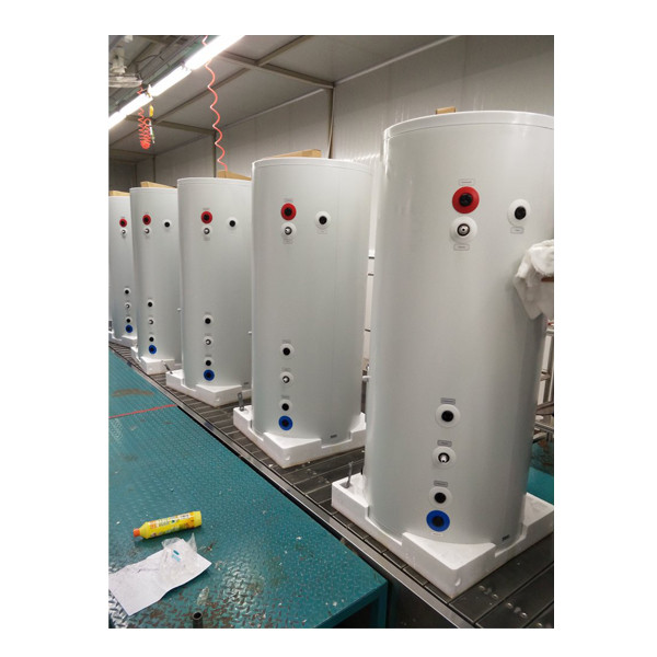 Waterverkoeling lugkompressorstelsel met lugtenk, lugdroër en filters 